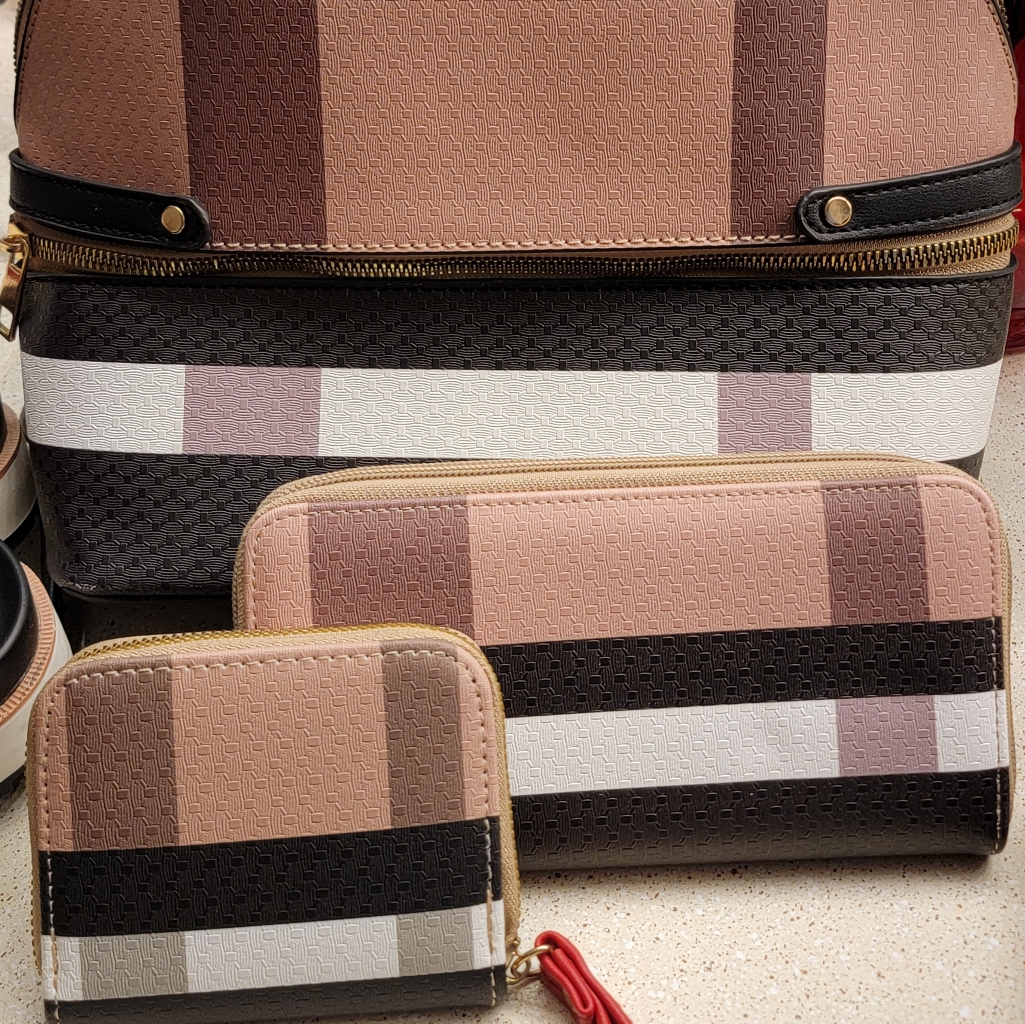 Backpack Purse Set